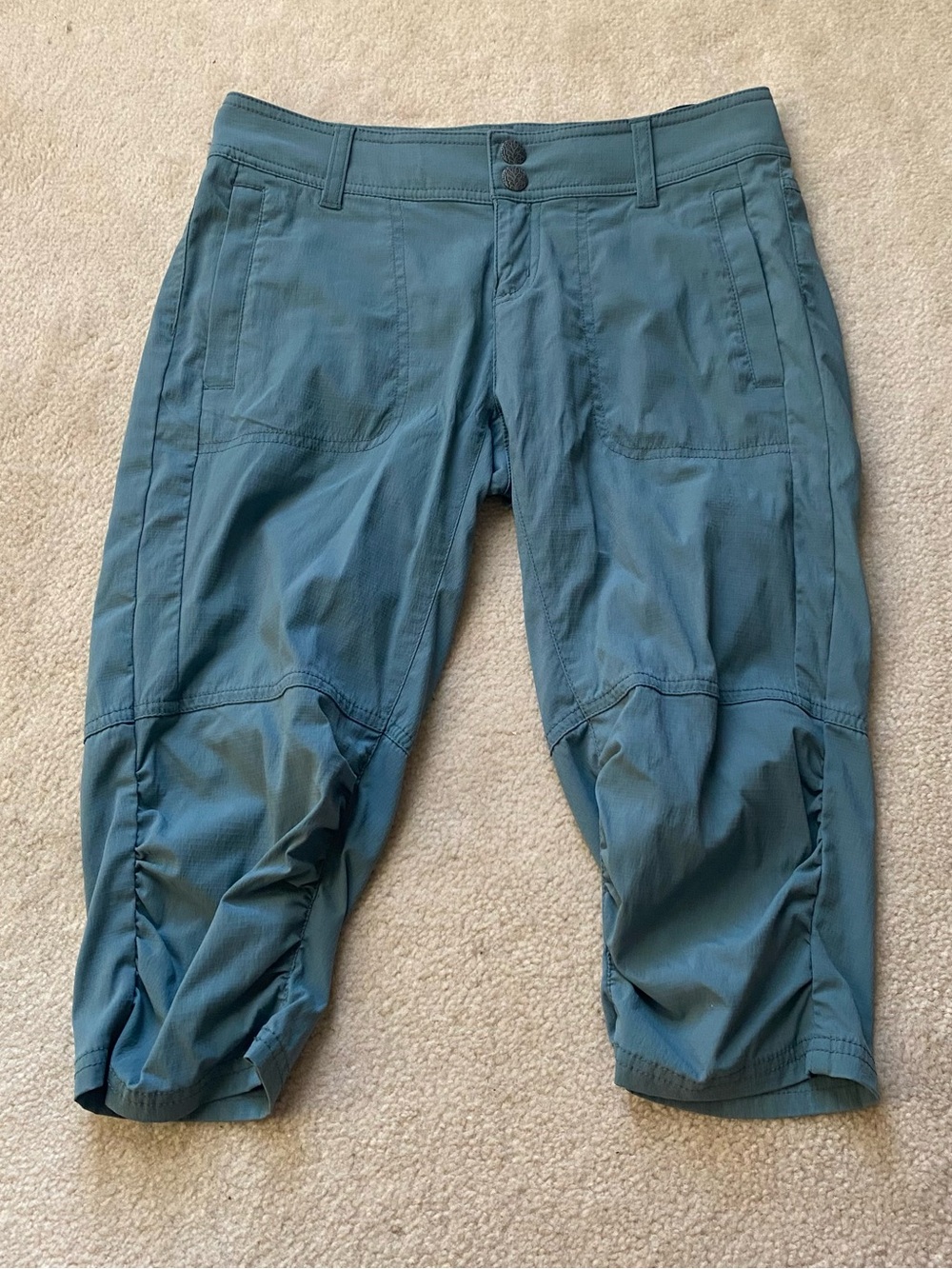 Prana Ravenna Knickers Hiking Pants Womens Starling Green Sage Cropped W4118043